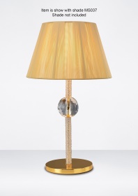 Elena Gold Crystal Table Lamps Diyas Base Only Lamps
